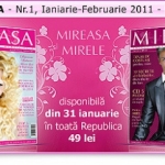 Ionel Istrati pe coperta Ianuarie-Februarie 2011 al Revistei MIrele (Mireasa)