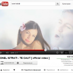 "Te caut"  a adunat in youtube.com peste 360 000 vizualizari!